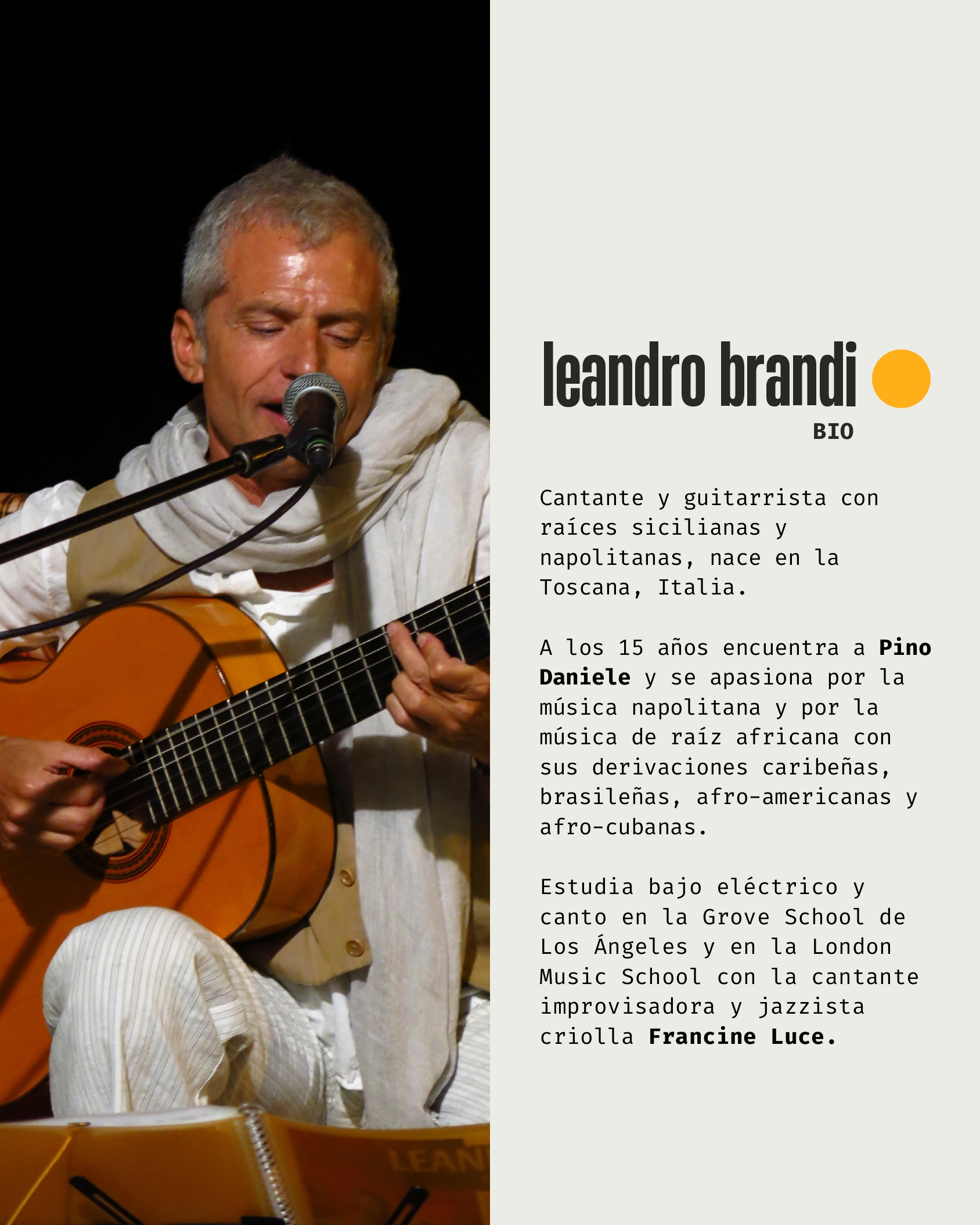 leandro bio