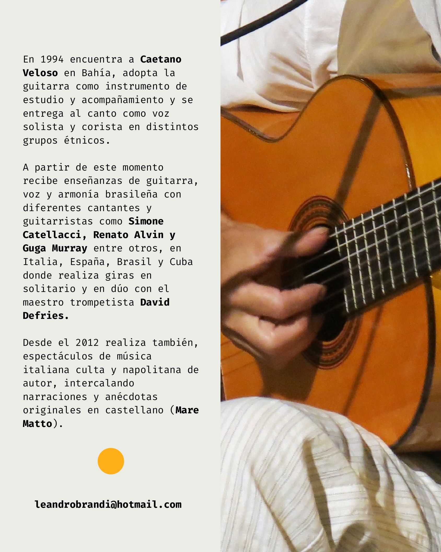 leandro bio